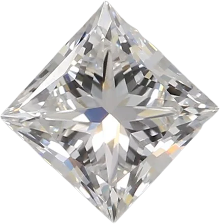 0.72 Carat E VVS2 Princess Lab Diamond