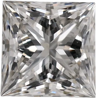 0.76 Carat H VVS2 Princess Lab Diamond