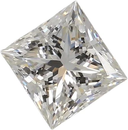 0.79 Carat H VVS2 Princess Lab Diamond