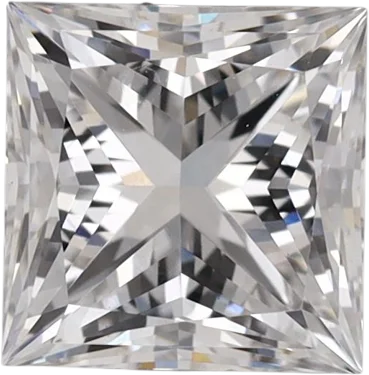 0.97 Carat E VVS2 Princess Lab Diamond