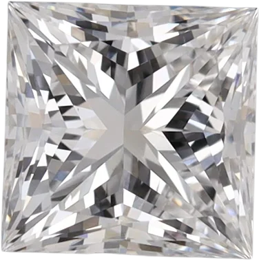 0.99 Carat D VVS2 Princess Lab Diamond