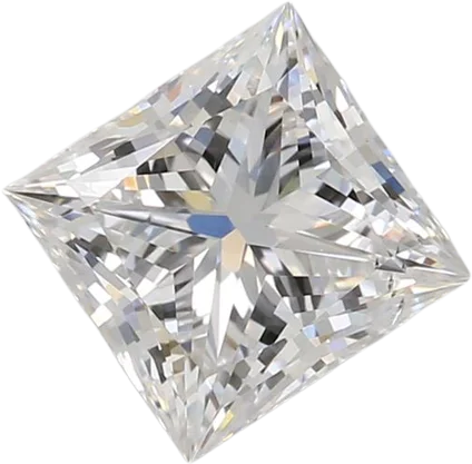 1.01 Carat D SI1 Princess Lab Diamond