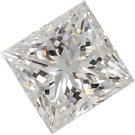 1.04 Carat F VVS2 Princess Lab Diamond