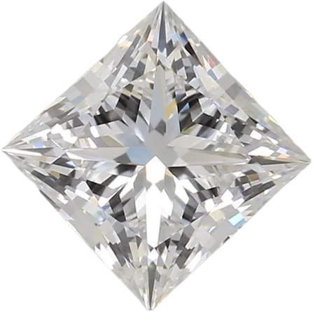 1.04 Carat F VVS2 Princess Lab Diamond