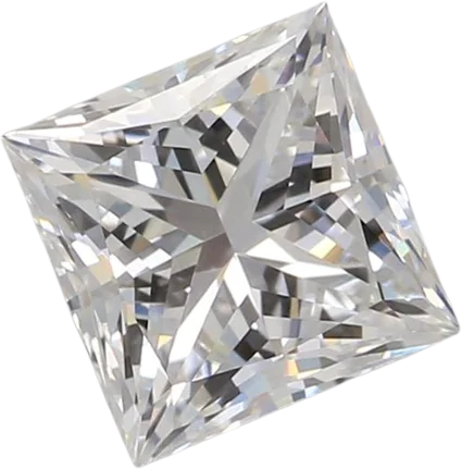 1.04 Carat F VVS2 Princess Lab Diamond