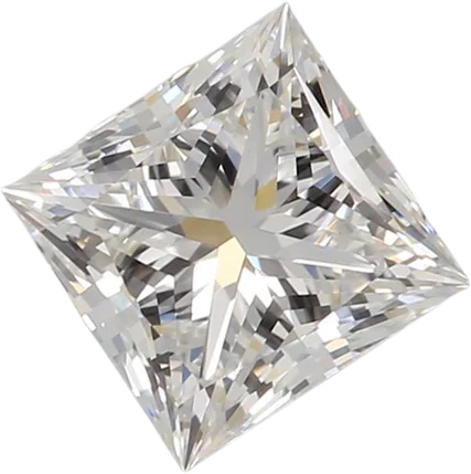 1.05 Carat F VVS2 Princess Lab Diamond