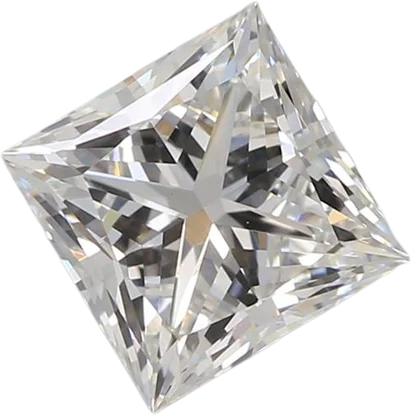 1.05 Carat F VVS2 Princess Lab Diamond