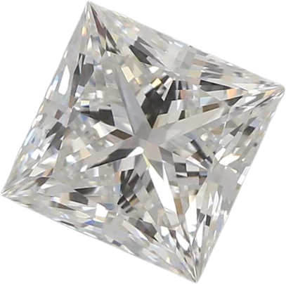 1.07 Carat F VVS2 Princess Lab Diamond