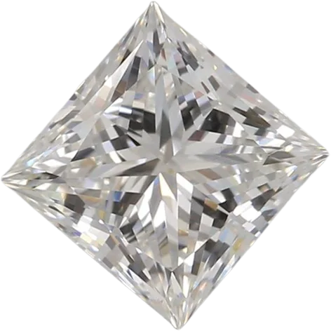 1.07 Carat F VVS2 Princess Lab Diamond