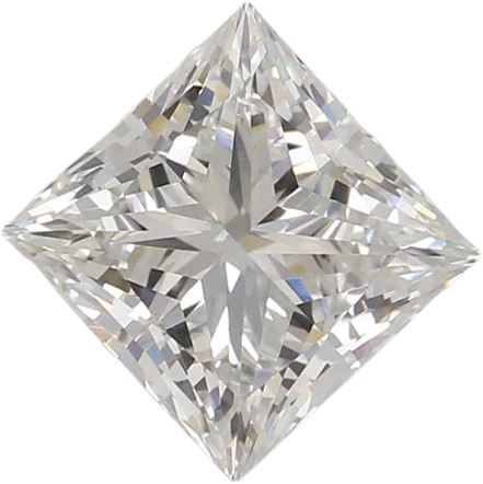 1.09 Carat F VVS2 Princess Lab Diamond