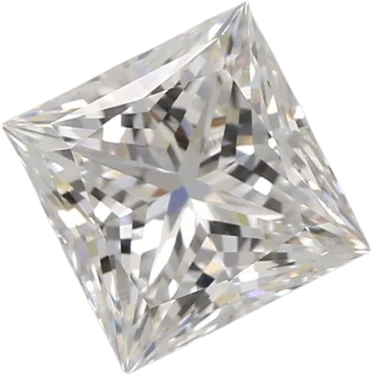 1.21 Carat E VVS2 Princess Lab Diamond