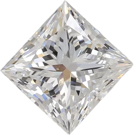 1.21 Carat E VVS2 Princess Lab Diamond