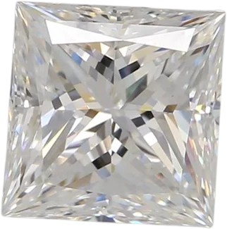 1.22 Carat E VVS2 Princess Lab Diamond