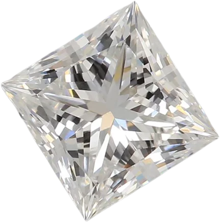 1.27 Carat E VVS2 Princess Lab Diamond