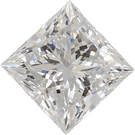 1.27 Carat E VVS2 Princess Lab Diamond