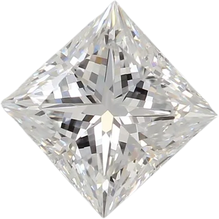 1.31 Carat E VVS2 Princess Lab Diamond