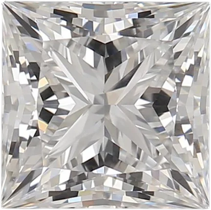 1.33 Carat D VVS1 Princess Lab Diamond