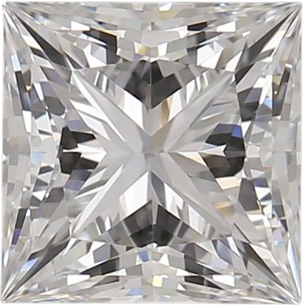 1.38 Carat D VVS1 Princess Lab Diamond