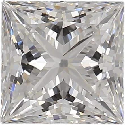 1.51 Carat E VVS2 Princess Lab Diamond