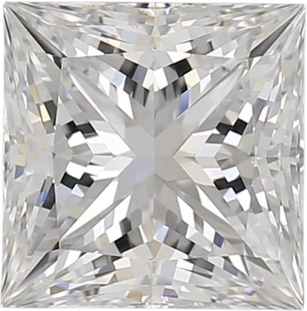 1.52 Carat D VVS1 Princess Lab Diamond