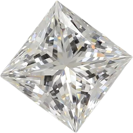 1.52 Carat E VVS2 Princess Lab Diamond