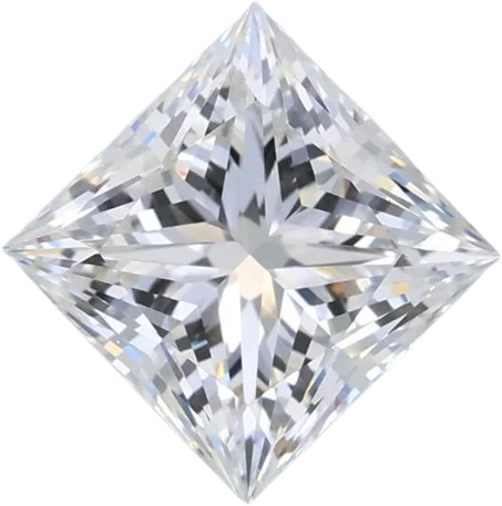 1.53 Carat F VVS2 Princess Lab Diamond