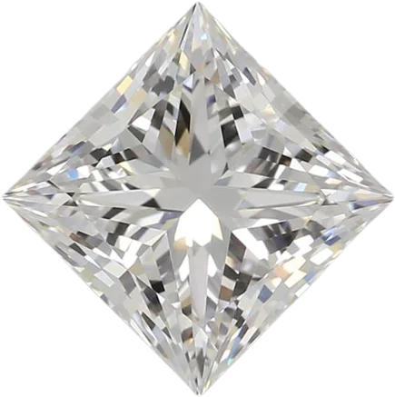 1.54 Carat E VVS2 Princess Lab Diamond