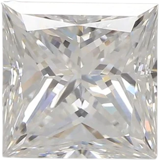 1.54 Carat F VVS2 Princess Lab Diamond