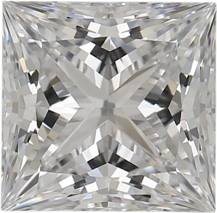 1.55 Carat D VVS1 Princess Lab Diamond