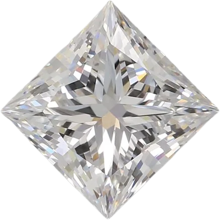 1.55 Carat E VS1 Princess Lab Diamond