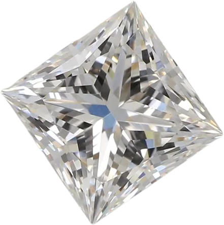 1.55 Carat E VVS2 Princess Lab Diamond