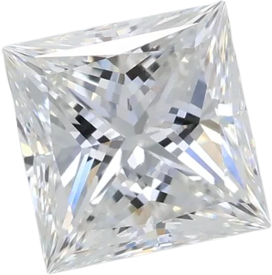 1.56 Carat F VVS2 Princess Lab Diamond