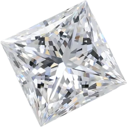 1.58 Carat F VVS2 Princess Lab Diamond