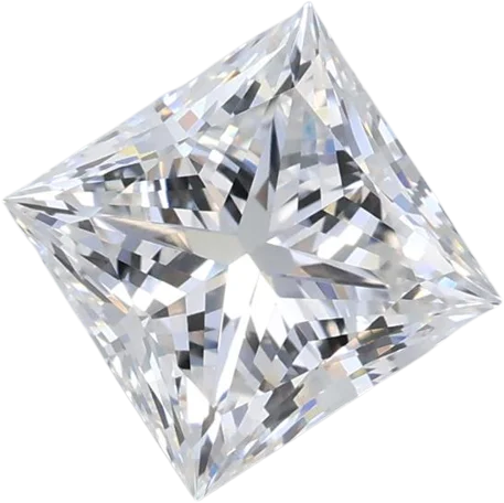 1.59 Carat E VVS2 Princess Lab Diamond