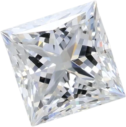 1.59 Carat F VVS2 Princess Lab Diamond