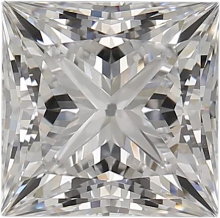 1.72 Carat D IF Princess Lab Diamond