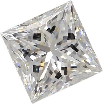 1.82 Carat F VVS2 Princess Lab Diamond