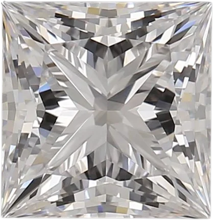 1.93 Carat D VVS2 Princess Lab Diamond