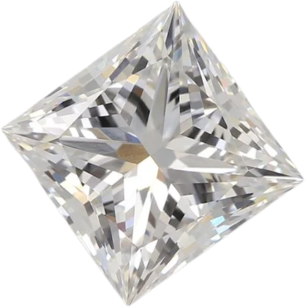 1.94 Carat E VVS2 Princess Lab Diamond