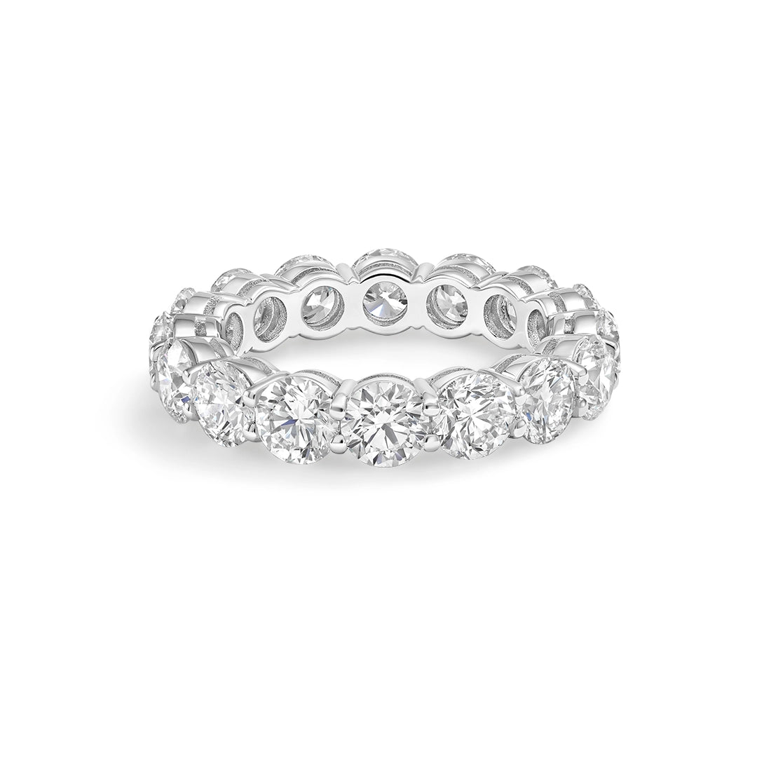 18K White Gold Diamond Eternity Band