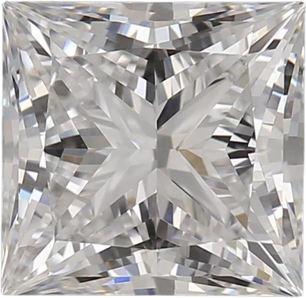 2 Carat D VS1 Princess Lab Diamond