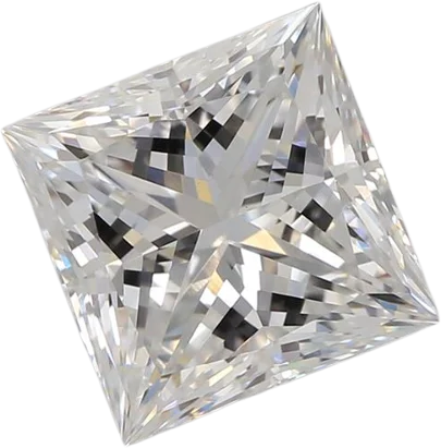 2.01 Carat E VVS2 Princess Lab Diamond