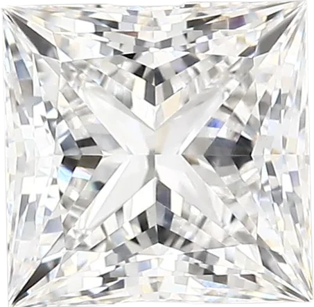 2.03 Carat D vvs2 Princess Lab Diamond