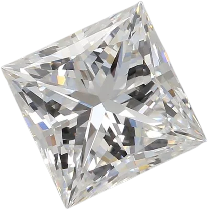 2.03 Carat E VVS2 Princess Lab Diamond