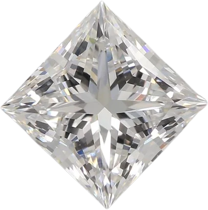 2.04 Carat E VVS2 Princess Lab Diamond