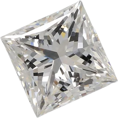 2.04 Carat F VVS2 Princess Lab Diamond