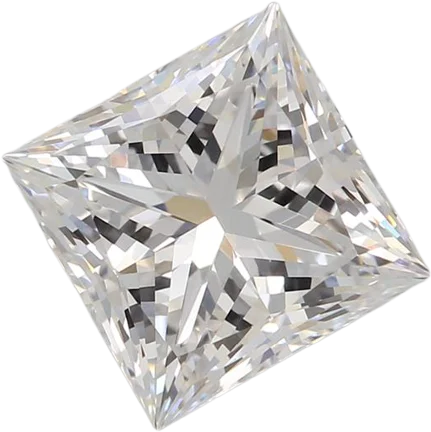 2.04 Carat F VVS2 Princess Lab Diamond