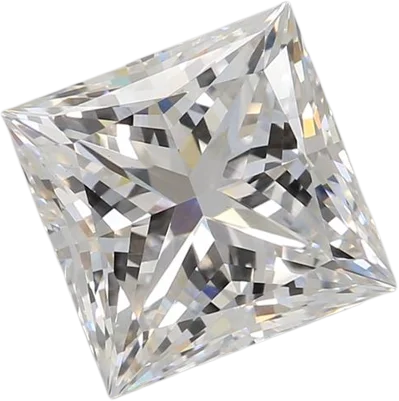 2.05 Carat E VVS2 Princess Lab Diamond