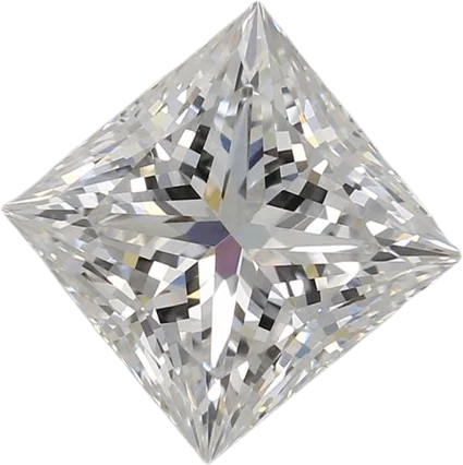 2.05 Carat F VVS2 Princess Lab Diamond