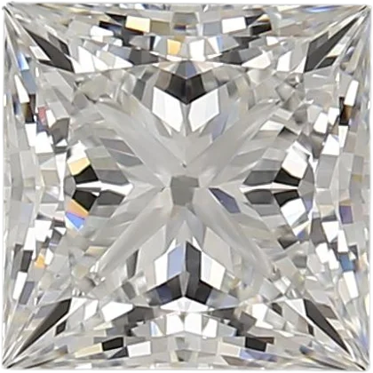 2.07 Carat F VVS2 Princess Lab Diamond